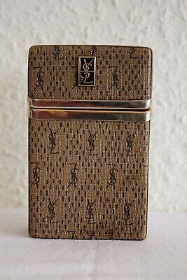 yves saint laurent zigaretten etui|SAINT LAURENT PARIS Zigarettenetui aus Glattleder .